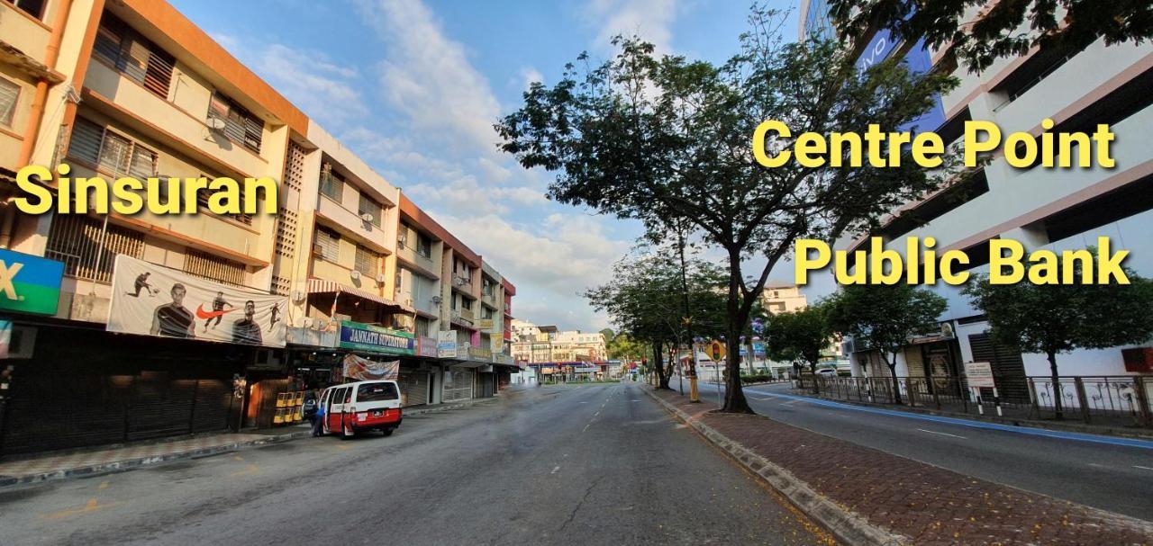 A Pousada Escape Backpackers Kk Kota Kinabalu Exterior foto